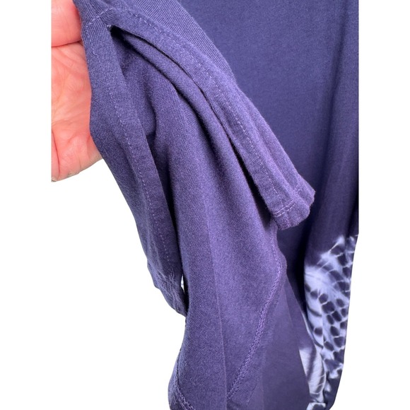 Daily Practice by Anthropologie‎ Navy Tie-Dye Long Sleeve Midi Dress NWT-L - Picture 9 of 11